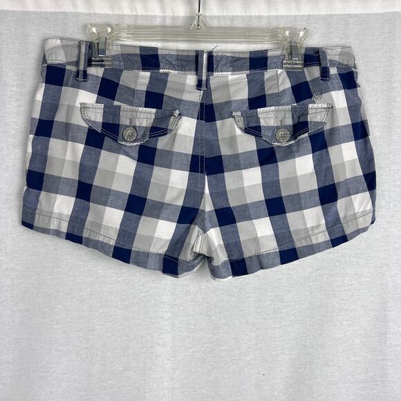 Vintage Aeropostale Shorts Juniors Y2K Low Rise Micro Mini Plaid Check Preppy - Picture 3 of 6